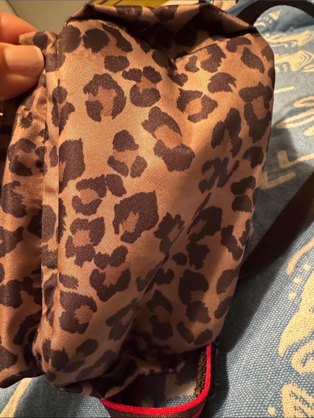 lululemon athletica Brown and Black Leopard Print Mini Backpack - Picture 4 of 4